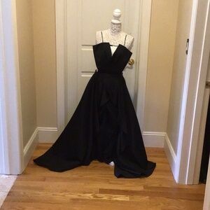 Jay Godfrey strapless pants suit w/ skirt